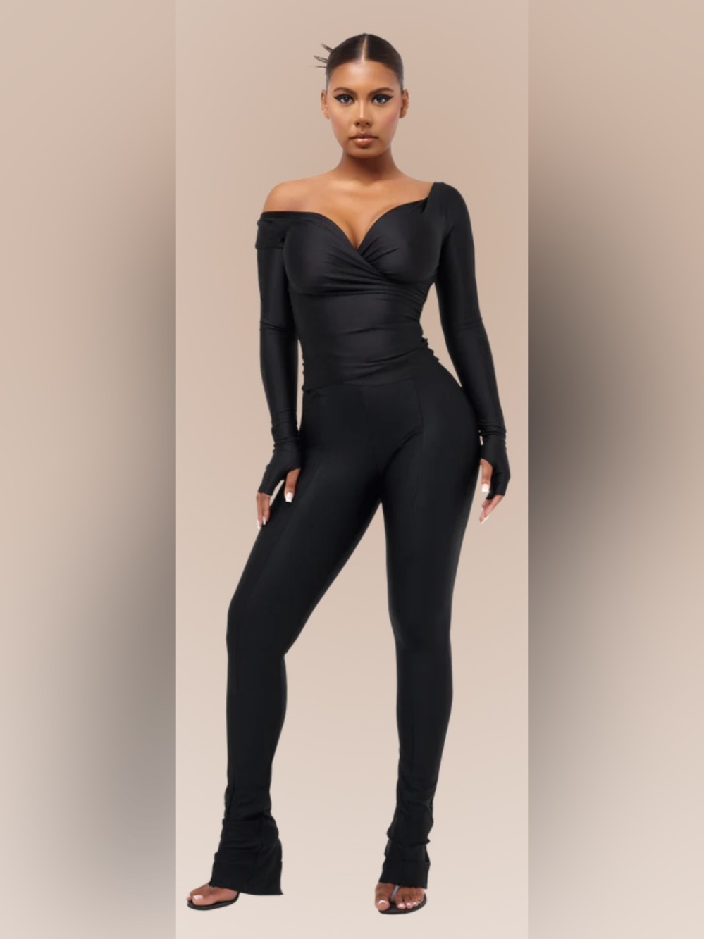 COUCOO LANAI LEGGINGS - SQUID INK (BLACK)